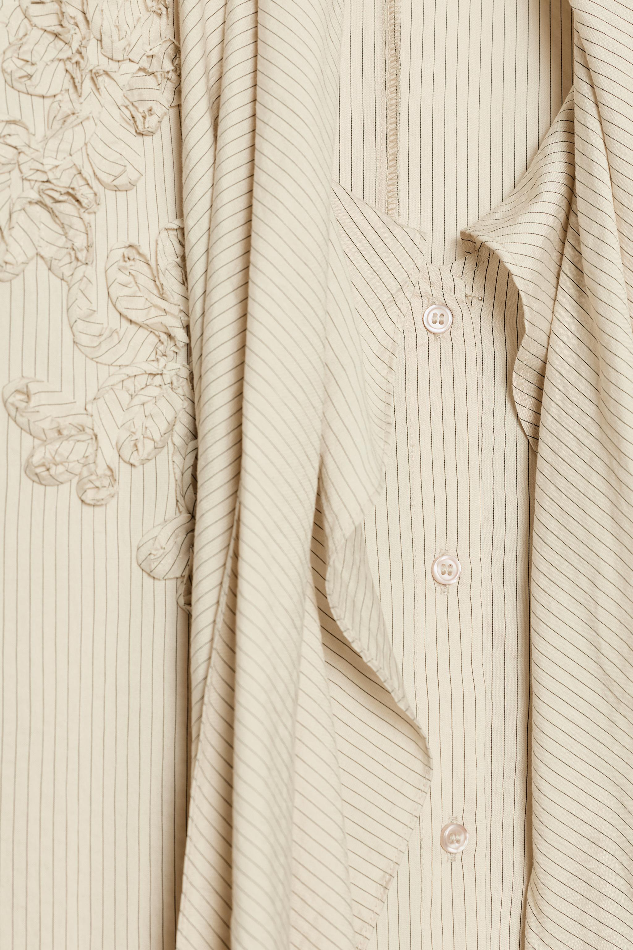 STRIPED TIE SHIRT